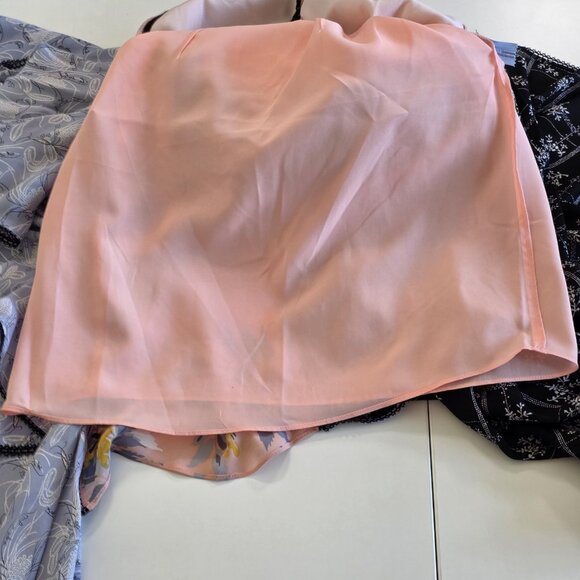 Cinq A Sept Dress 2 Patchwork Floral Sleeveless Assymetric Fairycore Boho Lined - Picture 14 of 16